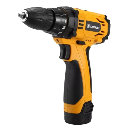 Набор аккумуляторного инструмента DEKO Гайковерт DKIS12 + Дрель DKCD12, 063-4107 купить в Урае