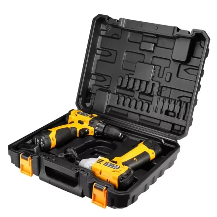 Набор аккумуляторного инструмента DEKO Гайковерт DKIS12 + Дрель DKCD12, 063-4107 купить в Урае