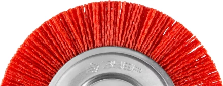 ЗУБР &quot;ПРОФЕССИОНАЛ&quot;. Щетка дисковая для УШМ, нейлоновая проволока с абразивным покрытием, 125х22мм 35160-125_z01 купить в Урае