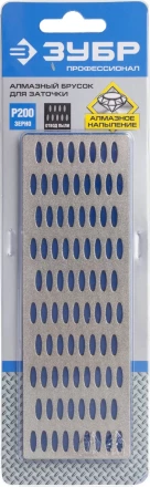 Алмазный брусок ЗУБР "ПРОФЕССИОНАЛ" заточной, крупная зернистость, Р200, 50х150мм 35715-03_z01 купить в Урае