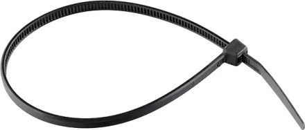 Хомуты 150 х 2.5 мм пластмассовые черные 100 шт СИБРТЕХ 45545 купить в Урае