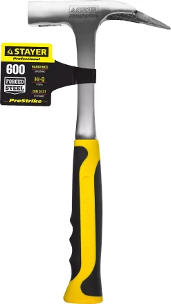 Молоток КРОВЕЛЬЩИКА STRIKE 600г цельнометаллический, STAYER Professional 20205 20205 купить в Урае