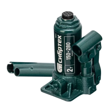 Домкрат гидравлический бутылочный Сибртех 50812, 2 т, 150-280 мм, в пласт. кейсе купить в Урае