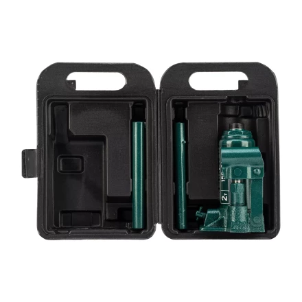 Домкрат гидравлический бутылочный Сибртех 50812, 2 т, 150-280 мм, в пласт. кейсе купить в Урае