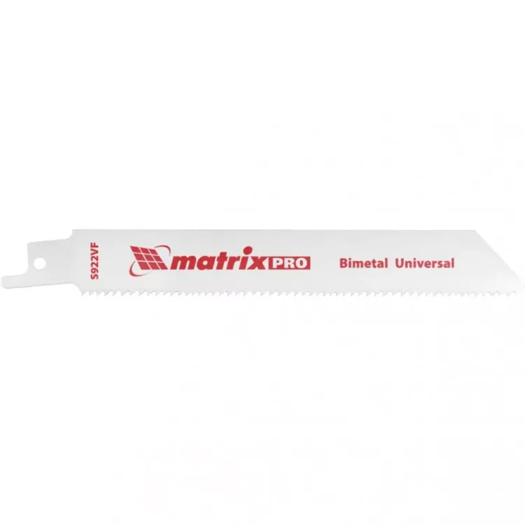 Полотна универсальные для сабельной пилы S922VF  125/1,8-2,5мм Bimetal 2 штуки PRO Matrix 782001 купить в Урае