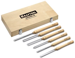 Набор профессиональных токарных резцов по дереву KRAFTOOL 18368