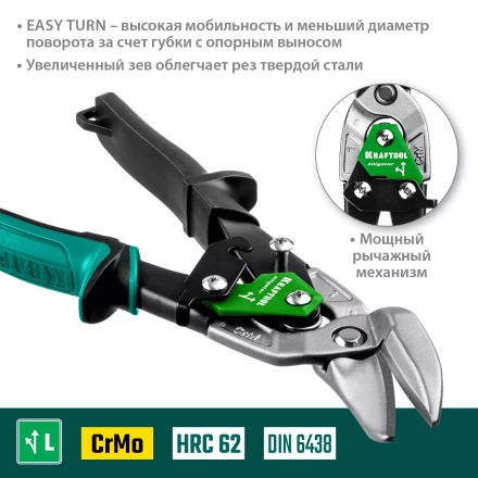 Ножницы по металлу двухрычажные Alligator 2328-OL купить в Урае