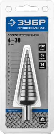 Сверла ступенчатые сталь Р6М5 серия ПРОФЕССИОНАЛ купить в Урае