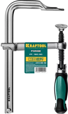 Струбцина KRAFTOOL FORGE тип F,цельнокованая 32014-080-160 купить в Урае