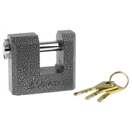 Замок STAYER &quot;MASTER&quot; навесной, П-образн.металлический корпус, с закаленной дужкой, в коробке, 70мм 37143-70 купить в Урае