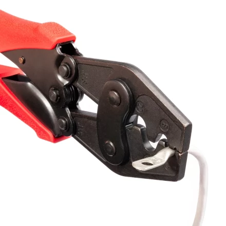 Пресс-клещи КВТ ПК-25у с матрицей для опрессовки неизолированных медных наконечников до 25 мм (90954) купить в Урае