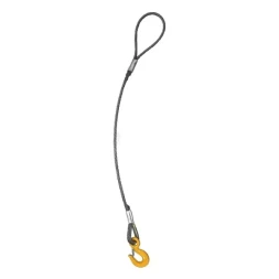 Строп канатный одноветвевой 1СК 3 т L=1.5 м с кч din 3.0 т канат din опрессовка
