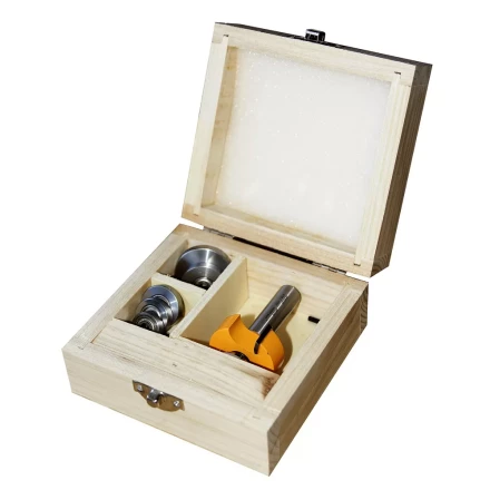 Набор фрез кромочных фальцевых 6 подшипников хвостовик 12 мм 46329 купить в Урае