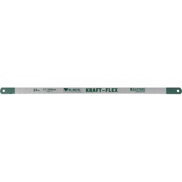 Полотно KRAFTOOL "KRAFT-FLEX" по металлу, Bi-Metal, 24TPI, 300 мм, 2 шт 15942-24-S2 купить в Урае