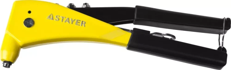 Заклепочник, STAYER ProFix "RX600", литой корпус, для заклепок d=2,4 / 3,2 / 4,0 / 4,8 мм - алюминий и сталь купить в Урае