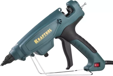 Пистолет клеевой (термоклеящий) &quot;PRO&quot;, KRAFTOOL 06843-300-12, электр, двухкомп корпус, регулятор темп, выход клея 1,5 кг/час, d=12мм, 300Вт 06843-300-12 купить в Урае
