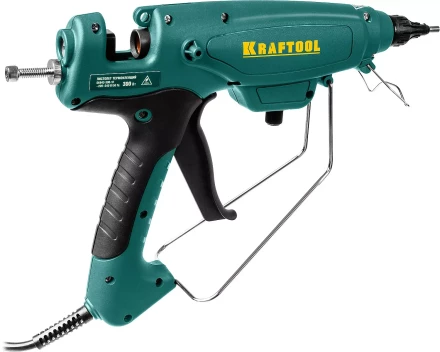 Пистолет клеевой (термоклеящий) &quot;PRO&quot;, KRAFTOOL 06843-300-12, электр, двухкомп корпус, регулятор темп, выход клея 1,5 кг/час, d=12мм, 300Вт 06843-300-12 купить в Урае