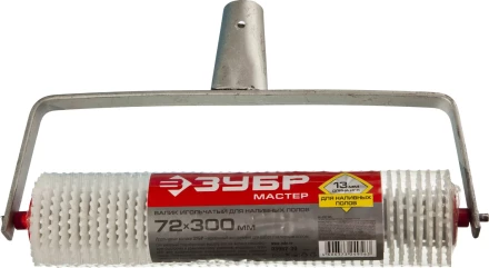 Валик игольчатый ЗУБР &quot;МАСТЕР&quot; для наливных полов на металлической рамке, под удлинитель, пластмассовые иглы 13мм, 72х300мм 03952-30 купить в Урае